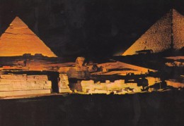 Egypt - Giza Gizeh - The Pyramids At Night - Gizeh