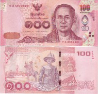 THAILAND  New 100 Baht     2015        UNC - Tailandia