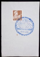 CHINA CHINE CINA 50'S COMMEMORATIVE POSTMARK ON A PIECE OF PAPER - 19 - Covers & Documents