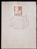 CHINA CHINE CINA 50'S COMMEMORATIVE POSTMARK ON A PIECE OF PAPER - 25 - Cartas & Documentos