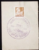 CHINA CHINE CINA 50'S COMMEMORATIVE POSTMARK ON A PIECE OF PAPER - 30 - Lettres & Documents