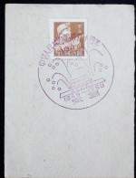 CHINA CHINE CINA 50'S COMMEMORATIVE POSTMARK ON A PIECE OF PAPER - 68 - Lettres & Documents