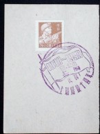 CHINA CHINE CINA 50'S COMMEMORATIVE POSTMARK ON A PIECE OF PAPER - 80 - Lettres & Documents