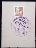 CHINA CHINE CINA 50'S COMMEMORATIVE POSTMARK ON A PIECE OF PAPER - 81 - Cartas & Documentos