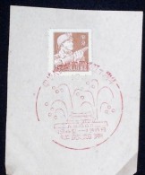 CHINA CHINE CINA 50'S COMMEMORATIVE POSTMARK ON A PIECE OF PAPER - 89 - Covers & Documents