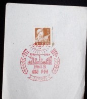 CHINA CHINE CINA 50'S COMMEMORATIVE POSTMARK ON A PIECE OF PAPER - 113 - Cartas & Documentos