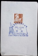 CHINA CHINE CINA 50'S COMMEMORATIVE POSTMARK ON A PIECE OF PAPER - 118 - Cartas & Documentos