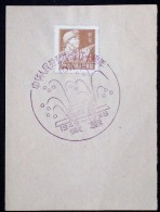 CHINA CHINE CINA 50'S COMMEMORATIVE POSTMARK ON A PIECE OF PAPER - 129 - Storia Postale