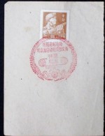 CHINA CHINE CINA 50'S COMMEMORATIVE POSTMARK ON A PIECE OF PAPER - 136 - Lettres & Documents