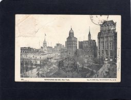 55654   Stati  Uniti,  Newspaper  Square,  New York,  VGSB 1903 - Plaatsen & Squares