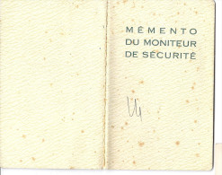 Mémento Du Moniteur De Sécurité ( Illustration Illustrateur PIMO ) Edf Service Prévention ( Feu Travaux  ) - Matériel Et Accessoires