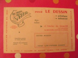 Buvard Papiers Canson Pour Le Dessin Artistique , Industriel. Vidalon Les Annonay. Ardèche . Vers 1950. - C