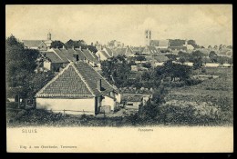 Cpa  Des Pays Bas Zeeland --Sluis Panorama  SEPT11 - Sluis