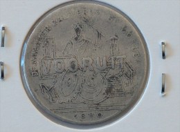 JETON NECESSITE 1880 DE NAMAKER ZAL VERVOLGD WORDEN VOORUIT SAM MAATSCH VOORUIT 1FR DEEL JETON GENT - Monetary / Of Necessity