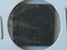 JETON NECESSITE 1880 DE NAMAKER ZAL VERVOLGD WORDEN VOORUIT BROODKAART 1 - Monétaires / De Nécessité