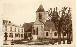 CPA 91  ETRECHY L EGLISE ET LA MAIRIE - Etrechy