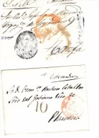 España. Prefilatelia. Envuelta Y Frontal. Total 12 Euros - ...-1850 Prephilately