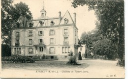 CPA 91  ETRECHY  CHATEAU DE PIERRE BRON OU BROU Dos Simple - Etrechy