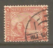 EGYPT  Scott  # 39 VF USED - 1866-1914 Khedivato De Egipto