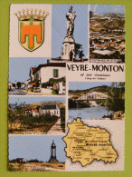 CPSM Veyre-Monton (63) - Multivue - Veyre Monton