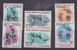 Congo 1965 Premiers Jeux Africains 6v ** Mnh  (24837) - Neufs