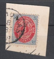 Dänisch- Westindien 1896 MiNr. 17 II  O/ Used Briefstück/ Piece  Freimarke - Dänische Antillen (Westindien)