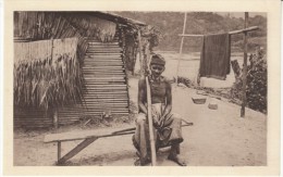 Gabon, Chretien Galoa Christian, Old Man Native, C1920s/30s Vintage Postcard - Gabon