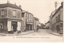 Val De Marne - 94 - Villiers Sur Marne Rue De Paris Galleries Parfumerie 1917 - Villiers Sur Marne