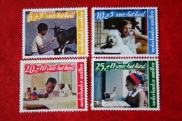 Kinderzegels ; NVPH 400-403; 1968 MNH / POSTFRIS NEDERLANDSE ANTILLEN / NIEDERL. ANTILLEN / NETHERLANDS ANTILLEN - Curaçao, Antille Olandesi, Aruba