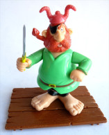 RARE FIGURINE PLAY ASTERIX TOYCLOUD CEJI - BARBE ROUGE LE PIRATE ASTERIX  1984 - Asterix & Obelix