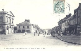PICARDIE - 60 - OISE - NOAILLES -Route De Paris - L'Hôtel De Ville - Noailles