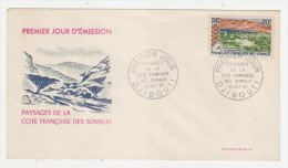 FDC COTE DES SOMALIS - 20.10.1965 - Paysages De La Cote Française Des Somalis - Briefe U. Dokumente