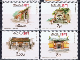 Macao+ 1993 Mi 713-16 Mnh Tempel - Neufs