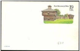 Stati Uniti/United States/États-Unis: Intero, Stationery, Entier, Fort Recovery, Ohio - American Indians