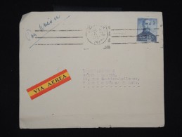 ESPAGNE - Enveloppe De Barcelone Pour Paris En 1950 Par Avion ( étiquette) -  à Voir - Lot P9152 - 1931-50 Covers