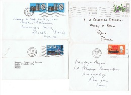 L-GB 114 - GRANDE-BRETAGNE N° 435 Abbaye De Westminster Sur Lettre Pour La France 1966 - Abbeys & Monasteries