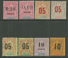 Madagascar Neufs Avec Charniére, Surcharger,  MINT HINGED, SURCHARGED - Unused Stamps