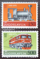 1972 YUGOSLAVIA-COMPLETE SET (MNH)! Railway Railroad Train Locomotive Wagon J11 - Altri & Non Classificati