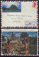 POLYNESIE - POSTE AUX ARMEES / 1983  TYPE LIBERTE SUR LETTRE AVION POUR LA FRANCE (ref 6605) - Lettres & Documents