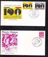 NOUVELLE CALEDONIE / 1992 - 2 ENVELOPPES PREMIER JOUR ILLUSTREES (ref 6591) - Briefe U. Dokumente