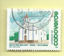 TIMBRES - STAMPS - CAP VERT / CAPE VERDE - 1988 - ÉGLISE SANTO AMARO ABADE - TARRAFAL ÎLE DE SANTIAGO - Cape Verde