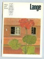 Hermann Lange (1890-1939), A German Painter. Paperback Book. Maler Und Werk. - Pintura & Escultura