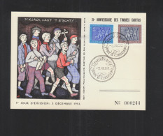 Luxemburg MK Caritas 1953 (2) - Cartes Maximum