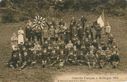 Saint Cergue : Internés  Francais  1916 - Saint-Cergue