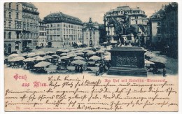 CPA - VIENNE (WIEN)  (Autriche) - Grüss Aus Wien - Am Hof Mit Radekky Monument - Other & Unclassified
