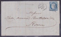 France N°60 Sur Lettre - 1871-1875 Cérès