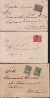 1911-H-35 CUBA 1910 PATRIOT COVER LOT PATRIOTAS MONOCOLOR - Cartas & Documentos