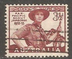 Australia 1952 Mi# 222 Used - Pan-Pacific Scout Jamboree, Greystanes - Gebraucht