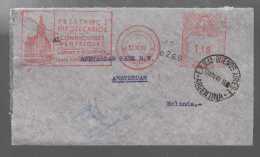 Argentina 1949 Airmail Meter Cover To Netherlands - Brieven En Documenten