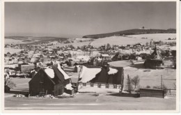 Seiffen Germany, Kurort Spielzeugdorf Seiffen Im Erzgebirge, View Of Town In Snow, C1950s Vintage Postcard - Seiffen